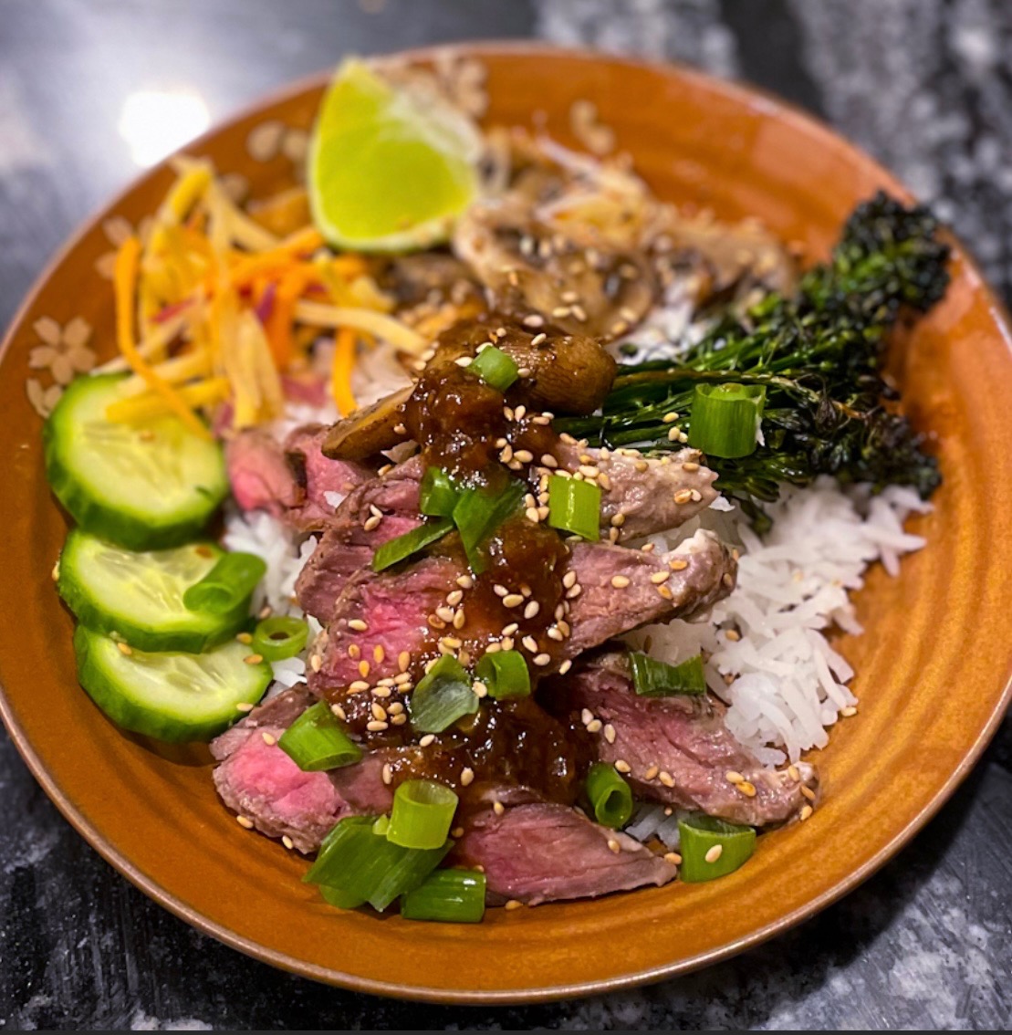 Private chef plated dish in Denver, Colorado